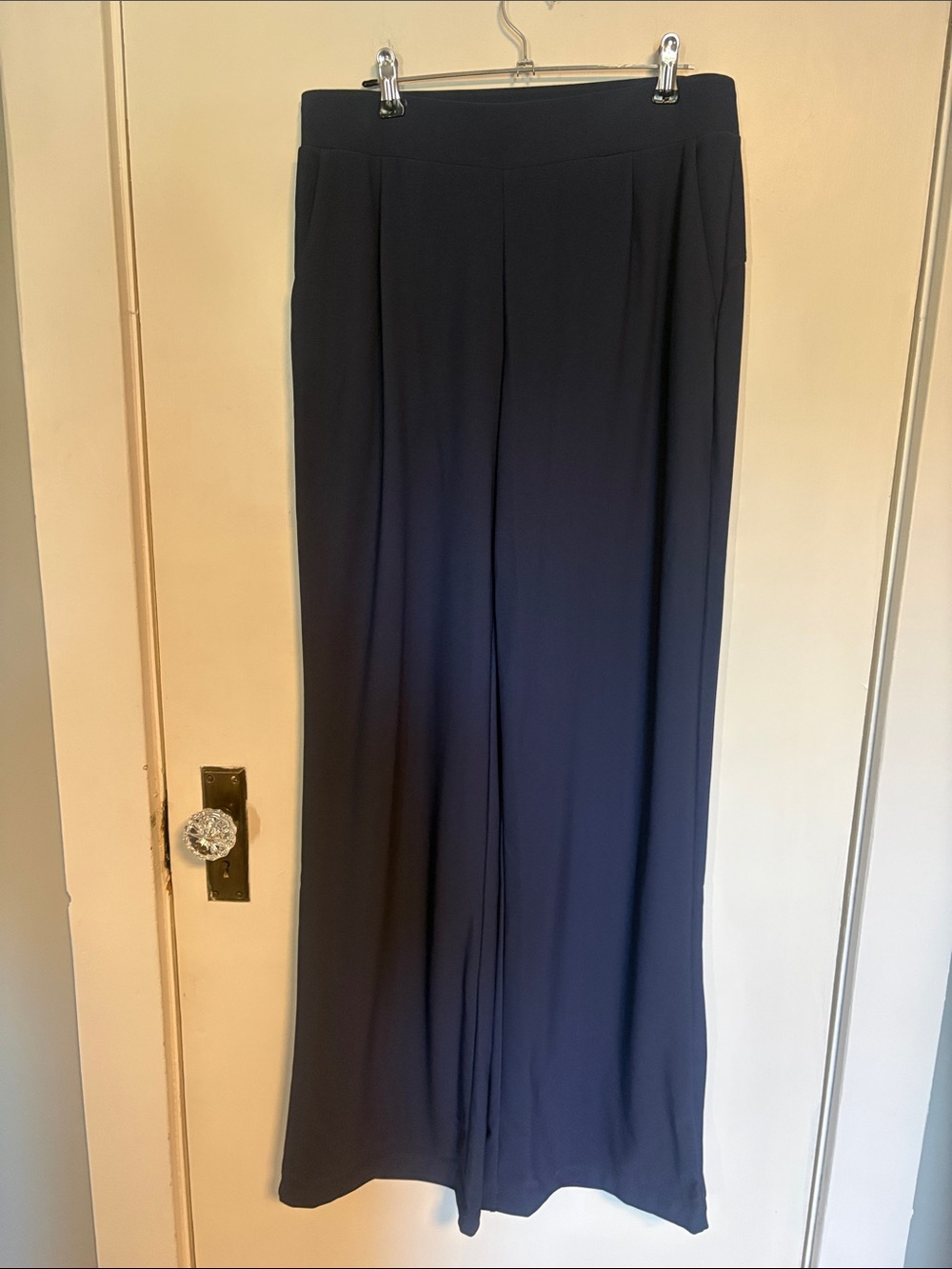 Blue Halara Wide-Leg pants.